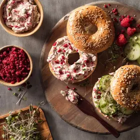 Simplot Simple Goodness™ Raspberries, IQF Crumbles, Styled